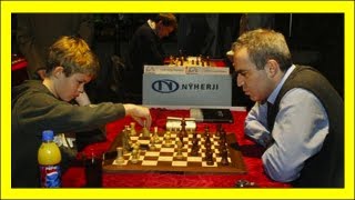 Magnus Carlsen vs Garry Kasparov  Reykjavik Rapid 2004 [upl. by Beth]