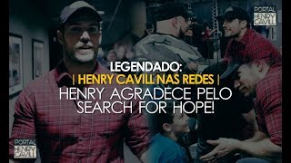 Legendado Cavill Nas Redes Henry Cavill agradece pelo Search of Hope [upl. by Yeldua]