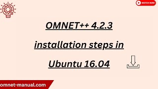 OMNET 4 2 3 installation steps in Ubuntu 16 04 [upl. by Ttennaj]