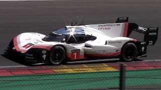 Porsche 919 Hybrid Evo Tribute Neel Jani laps SpaFrancorchamps [upl. by Reivax]