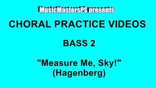 quotMeasure Me Skyquot Elaine Hagenberg Bass 2 PRACTICE VIDEO [upl. by Duma]