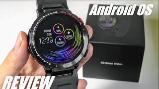 REVIEW Misirun Z35 Full Android Smartwatch  4G LTE GPS Cell Phone Watch [upl. by Asilec]