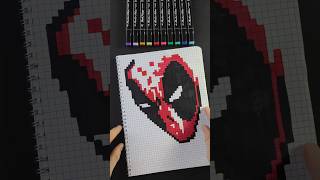 Pixel Art Masterpiece Deadpool Edition pixel pixelideas [upl. by Gale324]