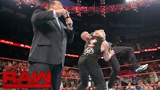 Randy Orton invades Raw to attack Brock Lesnar Raw Aug 1 2016 [upl. by Aehtna]