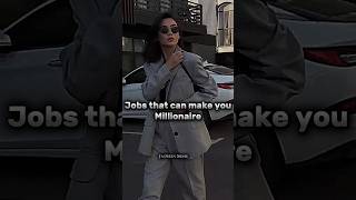 Jobs that can make you Millionaire🖤 JasmeenSidhu04 motivation subscribe [upl. by Ross]