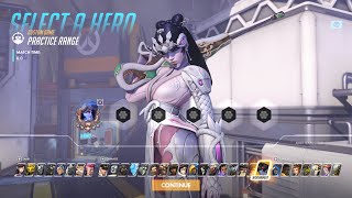 Overwatch  Pale Serpent Widowmaker Skin Gameplay  Lunar New Year 2021 [upl. by Ashjian]