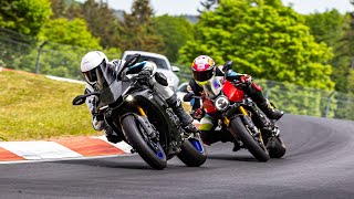 Nordschleife 15052022 Yamaha R1 RN49 And Triumph 1200 RR 745 [upl. by Birch]