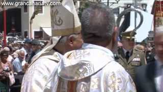 Eucaristía y procesión de Nuestra Señora de Candelaria  Tenerife [upl. by Ahselyt]