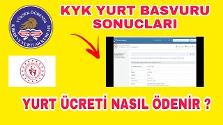 GSB KYK Yurt Başvuru Sonucu Nasıl Öğrenilir  2023  Ücret Nasıl Yatırılır [upl. by Cantlon317]