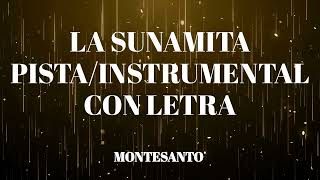 La Sunamita por MonteSanto PISTA con LETRA [upl. by Neras]