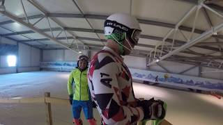 A DAY IN THE LIFE OF A SKI RACER Skihalle Hamburg 2017 [upl. by Atsed]