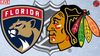 Chicago Blackhawks vs Florida Panthers NHL Hockey  Live Game Cast amp Audio [upl. by Byers]