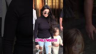 Kourtney Kardashian Takes Her Daughter Penelope Shopping At Gucci On Rodeo Drive In Beverly Hills [upl. by Stepha137]