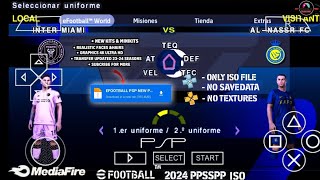 eFootball 2024 PPSSPP ISO Chelito 19  PES 2024 PSP C19 ISO No Savedata No Textures Best graphic [upl. by Hannan329]