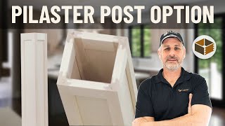 Pilaster Post Option  RTA Cabinet Options [upl. by Rosenstein]