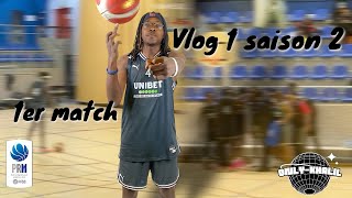 Vlog 1  nouvelle équipe 1er match senior 1v1 contre brisco yohan [upl. by Ackerman]