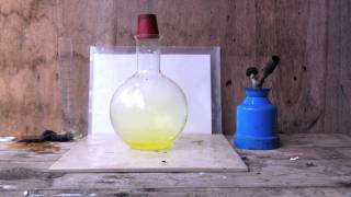 PURE CHLORINE  COMBUSTION OF ACETYLENE IN CHLORINE GAS  volume I [upl. by Jemma]