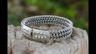 How is it made The Making of a Hill Tribe Silver Bracelet [upl. by Chelsey815]