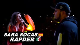 SARA SOCAS 🇪🇦 vs RAPDER 🇲🇽  OTUMBA CDMX Vídeo Oficial [upl. by Labanna]