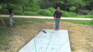 Shuffleboard Court Creation [upl. by Imrots]