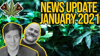 Federal Cannabis Legalization News  January 2021  Cannabis News Roundup [upl. by Olumor]