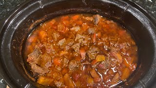 Hungarian Goulash  slow cooker authentic [upl. by Eanyl68]