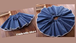 How to sew a gathered skirt in 30 minutes  QUICK and EASY tutorial [upl. by Nnaylrebmik]