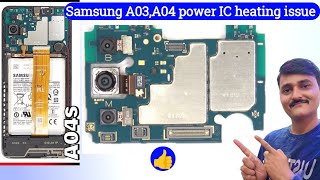 Samsung power ic heating issue  Samsung A03 A04 power ic heat [upl. by Nomsed]