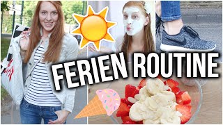 MEINE SOMMERFERIEN ROUTINE ♡  Gesichtsmaske frisches Sommer Make Up Shopping  VERLOSUNG [upl. by Aurthur]