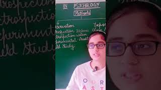 Methods of enquiry in Psychology class 11 explanation shorts ytshorts shortsfeed [upl. by Victoria182]