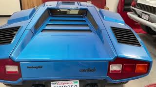 1975 Lamborghini LP400 Tahiti Blu Countach [upl. by Necyla]