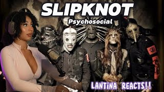 LATINA REACTS TO SLIPKNOT PSYCHOSOCIAL [upl. by Gawlas]