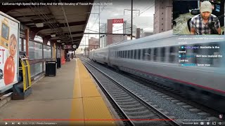 Atrioc Reacts to a Video about Californias High Speed Rail System [upl. by Orgalim]