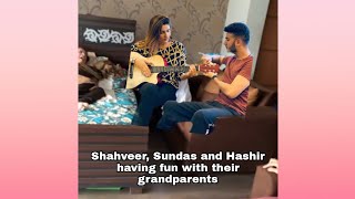 Shahveer jafry and sundas spending time with grandparent shorts [upl. by Tim]