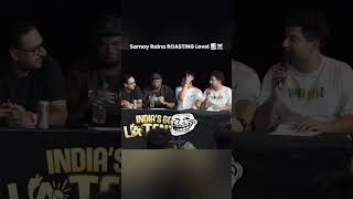 Samay Raina roasts whole panel of latent☠️🔥 samayraina indiasgotlatent comedy trending shorts [upl. by Norel]