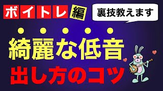 【低音ボイス】低音強化・出し方のコツを解説します【カラオケ練習歌ってみた歌が上手くなる方法】 [upl. by Htrowslle904]