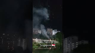 National Day Fireworks in Singapore Bukit Panjang fireworks nationaldaycelebration leng8021 [upl. by Naimad]