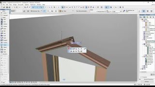 Window Architrave  Molding ArchiCAD [upl. by Janette]