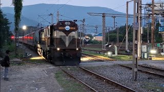 6 IN 1 SHUNTING TRAINS AT VSKP RAILWAY STATION MAHABUBNAGAR  TATA  DURG  TIRUPATI SPL TRAIN [upl. by Cyrillus949]