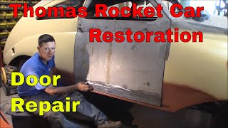 Thomas Rocket Car Restoration Door Skin Repair [upl. by Cyd606]