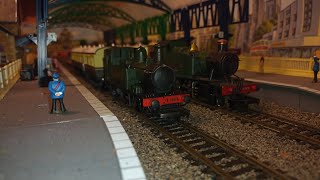 GWR pushpull trains on my model railway [upl. by Eanerb]