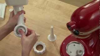 KitchenAid® Sausage Stuffer Attachment Kit [upl. by Adien881]