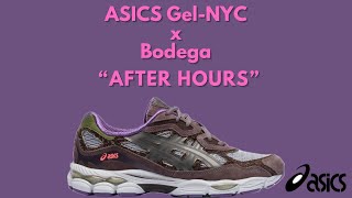 ASICS GelNYC x Bodega quotAfter Hoursquot  Review  OnFeet [upl. by Carla883]