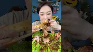 ASMR Eating Pork Meats Mukbang Eating Show •🥕 [upl. by Hennebery877]