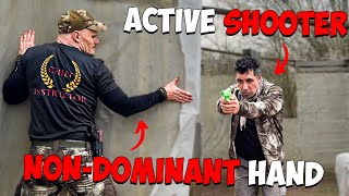 How to Disarm an Active Shooter Using Your NonDominant Hand [upl. by Thatcher]