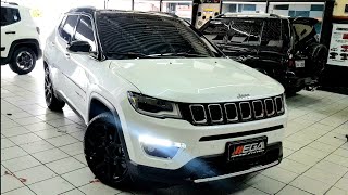 2021 Jeep Compass Limited Lâmpadas Ultra Led TurboFrisosMódulo Tury Retrovisor TiltDown [upl. by Anelej]