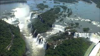 Helicopter tour of Iguaçu Falls Brazil [upl. by Thay]