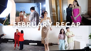 Feb Recap Bohol amp Bacolod Work trip Styling Julia Cassy YsaGuel Dimples Alex  Cath Sobrevega [upl. by Malinin]