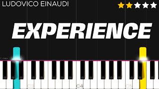 Ludovico Einaudi  Experience  EASY Piano Tutorial [upl. by Feil]