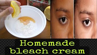 Homemade bleach creamHomemade bleach for glowing skin [upl. by Sheets126]